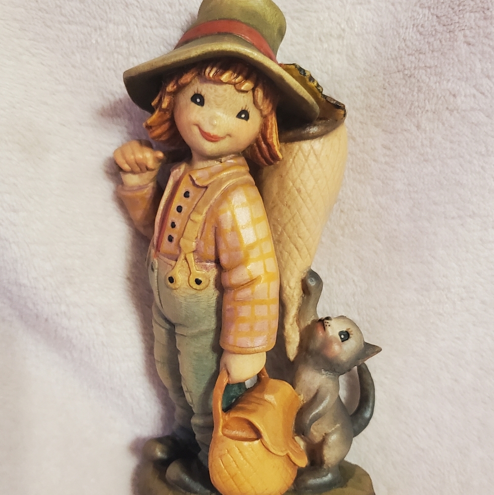 Anri Juan Ferrandiz "Butterfly Boy" Wood Figurine - Picture 2 of 6